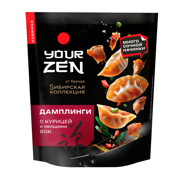 "SИБИРСКАЯ КОЛЛЕКЦИЯ" дамплинги с курицей и овощами ВОК